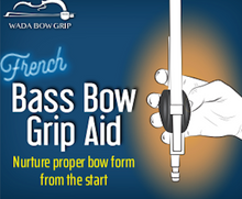 Load image into Gallery viewer, WADA FRENCH-STYLE BASS BOW GRIP AID